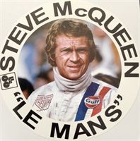 STEVE MCQUEEN - LE MANS - STICKER